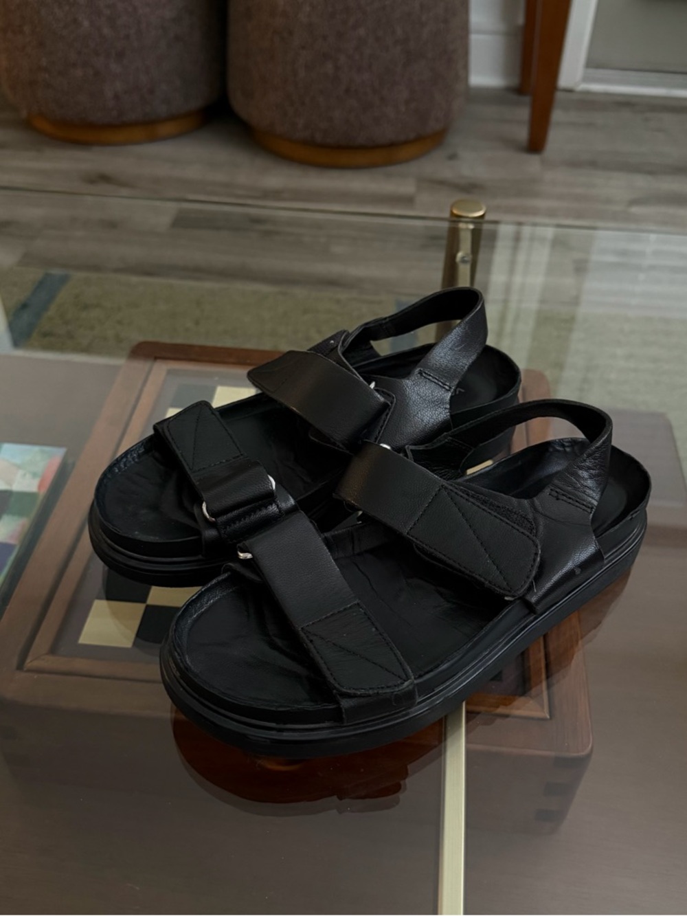 VAGABOND • erin leather velcro sandals